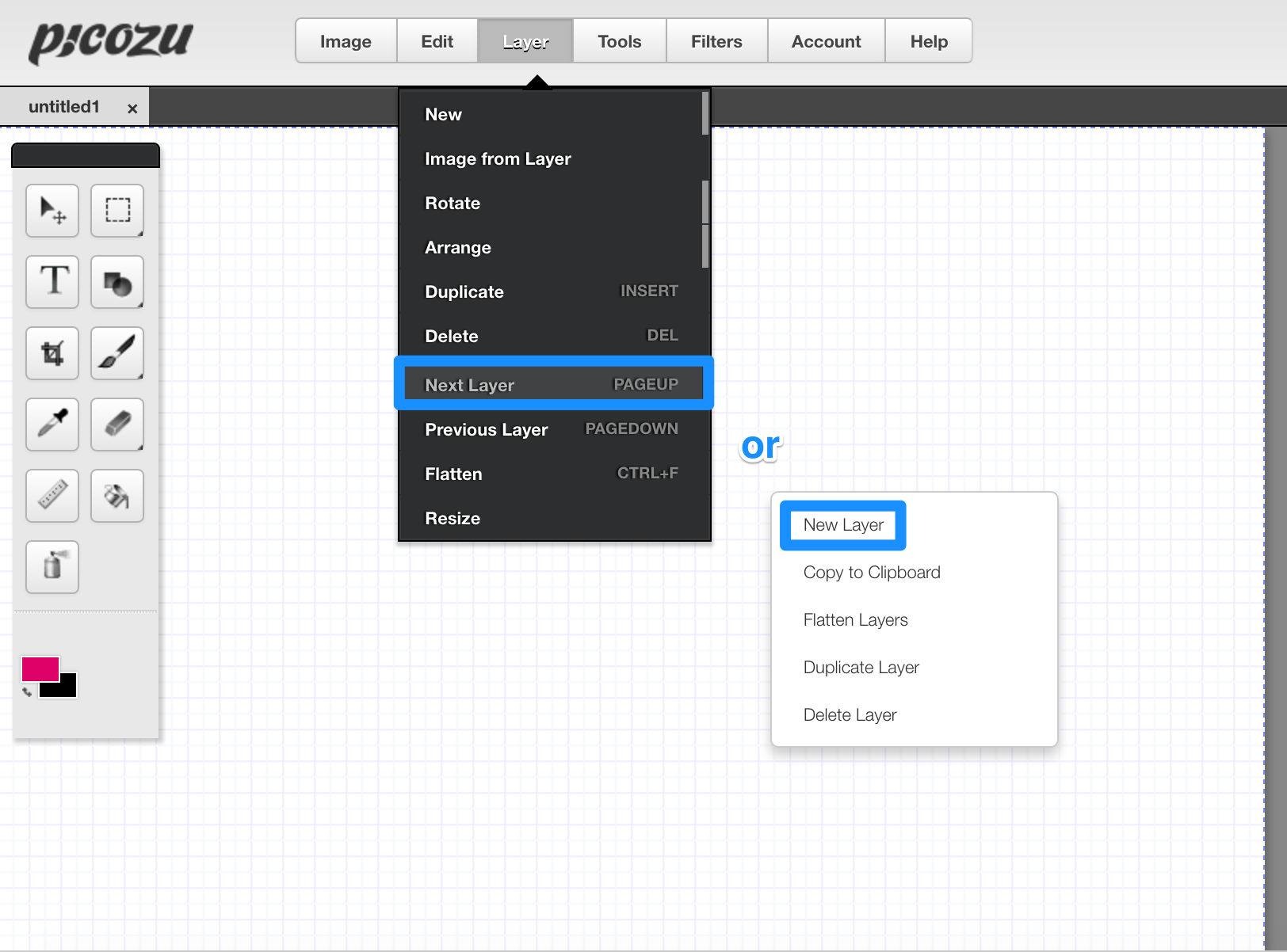 picozuのレイヤー