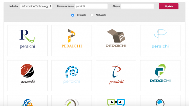 DesignMaticのロゴデザイン候補