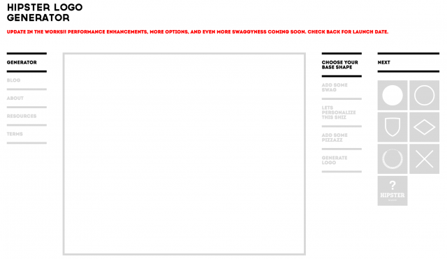 hipster logo generator