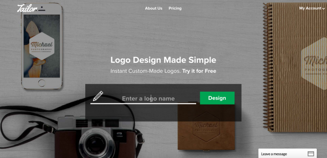 Tailor Brandsのトップページ