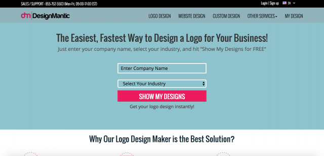 DesignMaticのトップページ