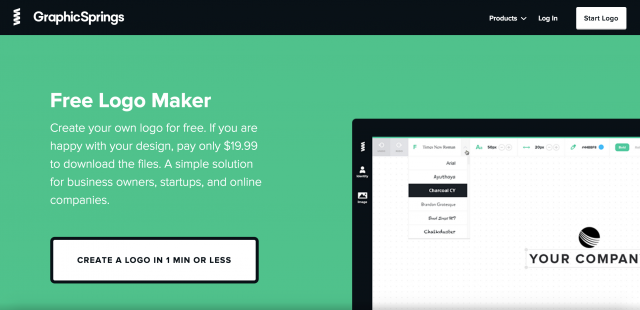 Graphic Springsのトップページ