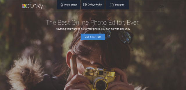 befunkyのトップページ