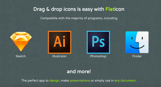FLATICONのMac用アプリ