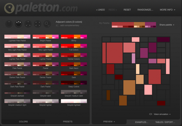 Paletton.comのトップページ