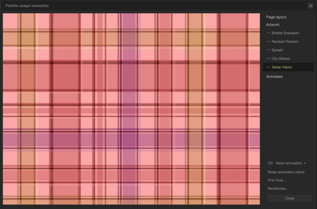 Paletton.comのプレビュー
