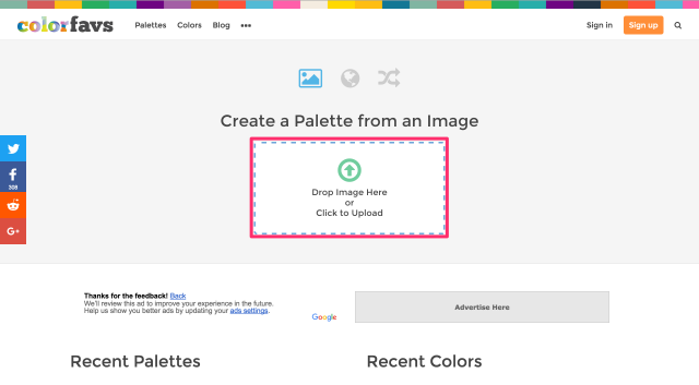 ColorFavsのトップページ