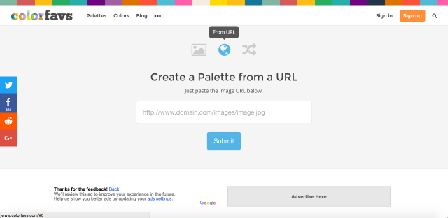 ColorFavsのトップページ