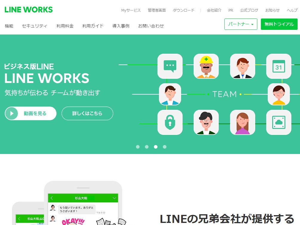 LINE WORKS